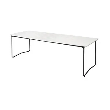 B31 eettafel - Witgelakte eiken-zwart - Grythyttan Stålmöbler