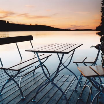 Bryggeri tafel - Eiken olie-verzinkt frame - Grythyttan Stålmöbler