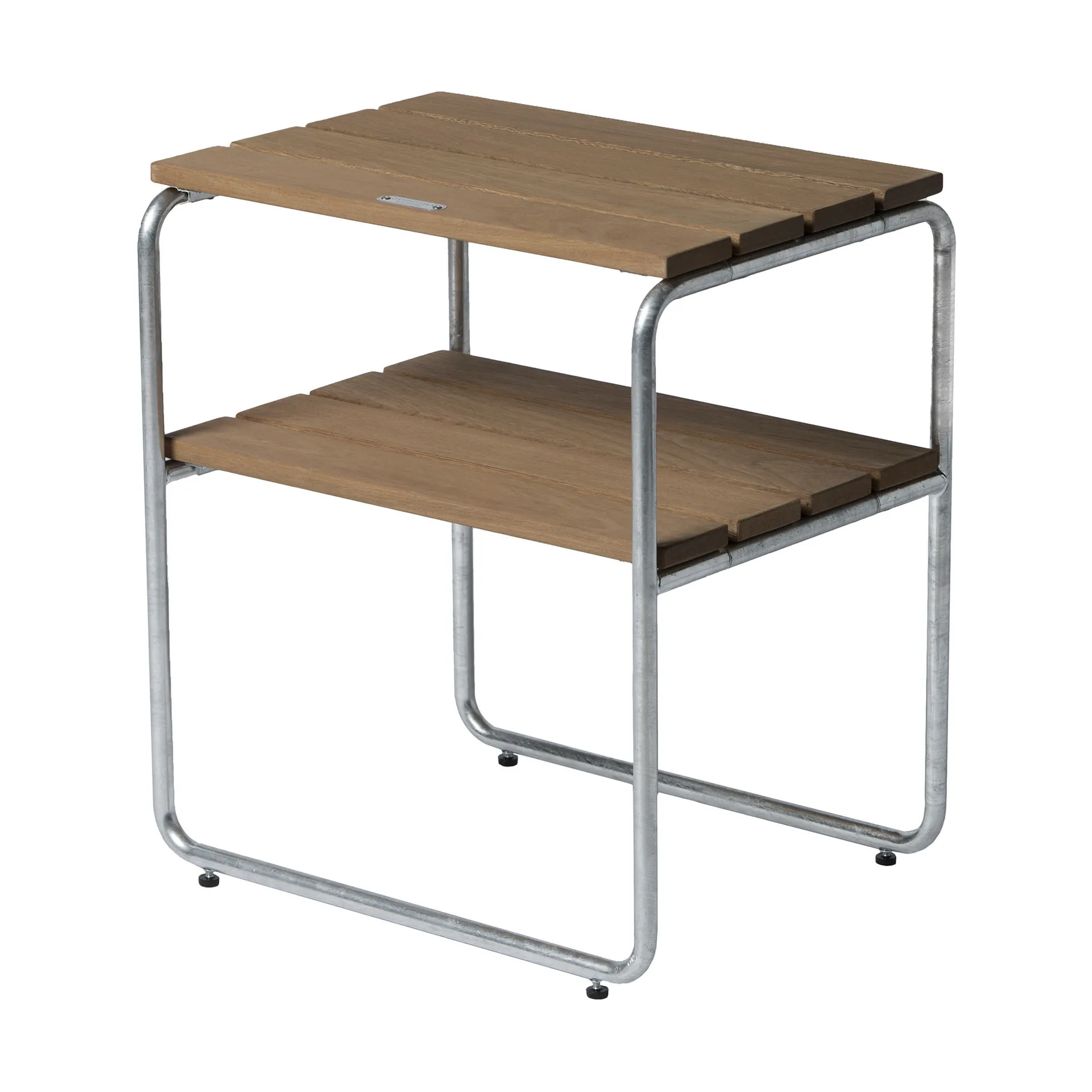 Grythyttan bijzettafel, Eiken olie-verzinkt frame Grythyttan Stålmöbler