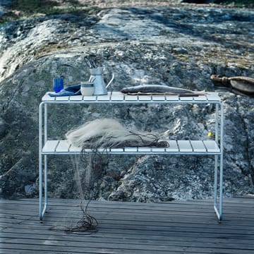 Grythyttan bijzettafel - Wit gelakte eiken-verzinkt frame - Grythyttan Stålmöbler