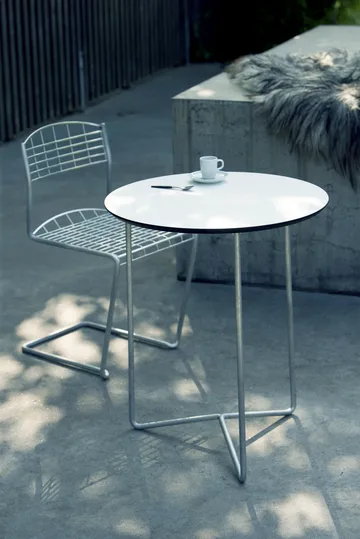 High Tech eettafelset - Ø60 cm - Grythyttan Stålmöbler