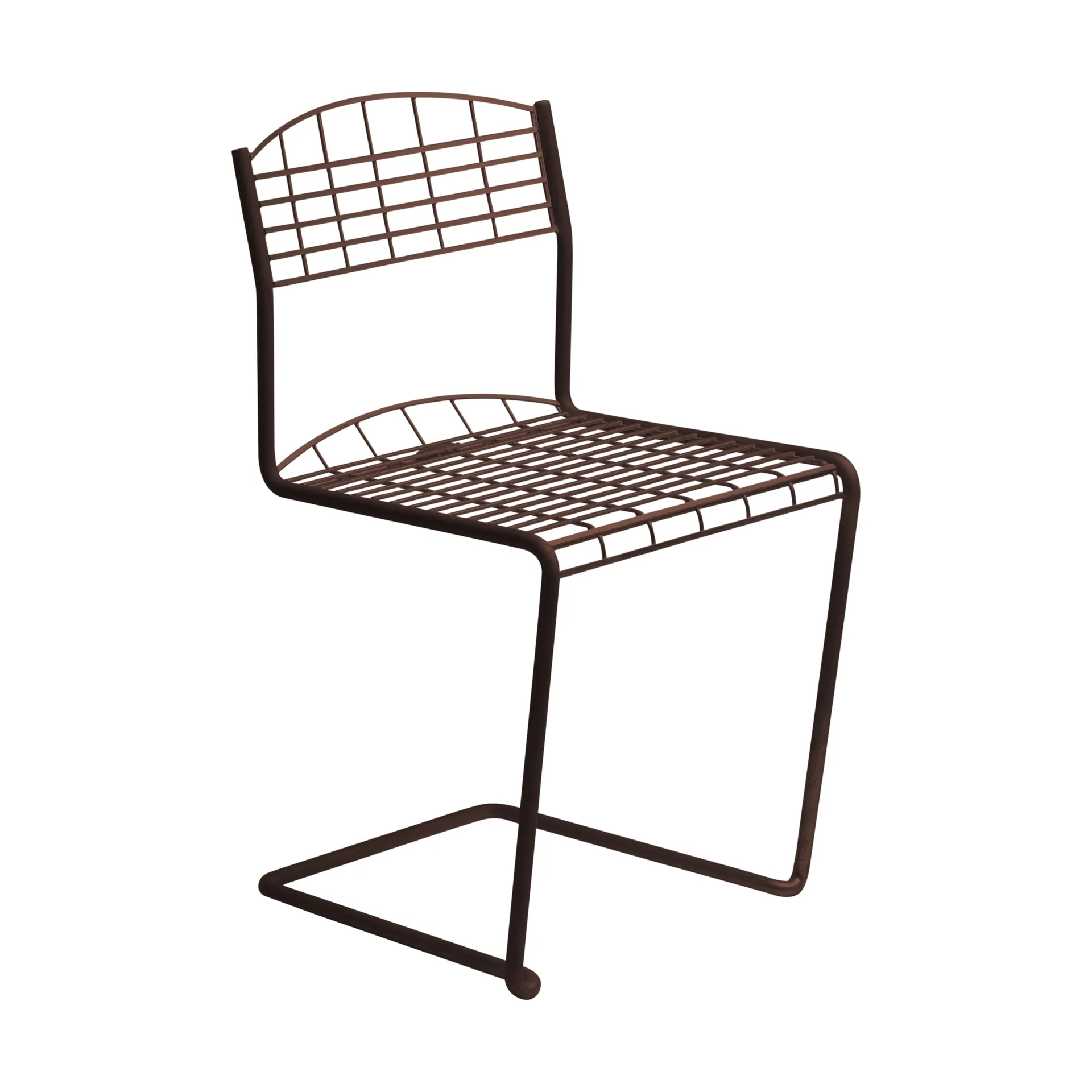 High Tech stoel, Chestnut Grythyttan Stålmöbler