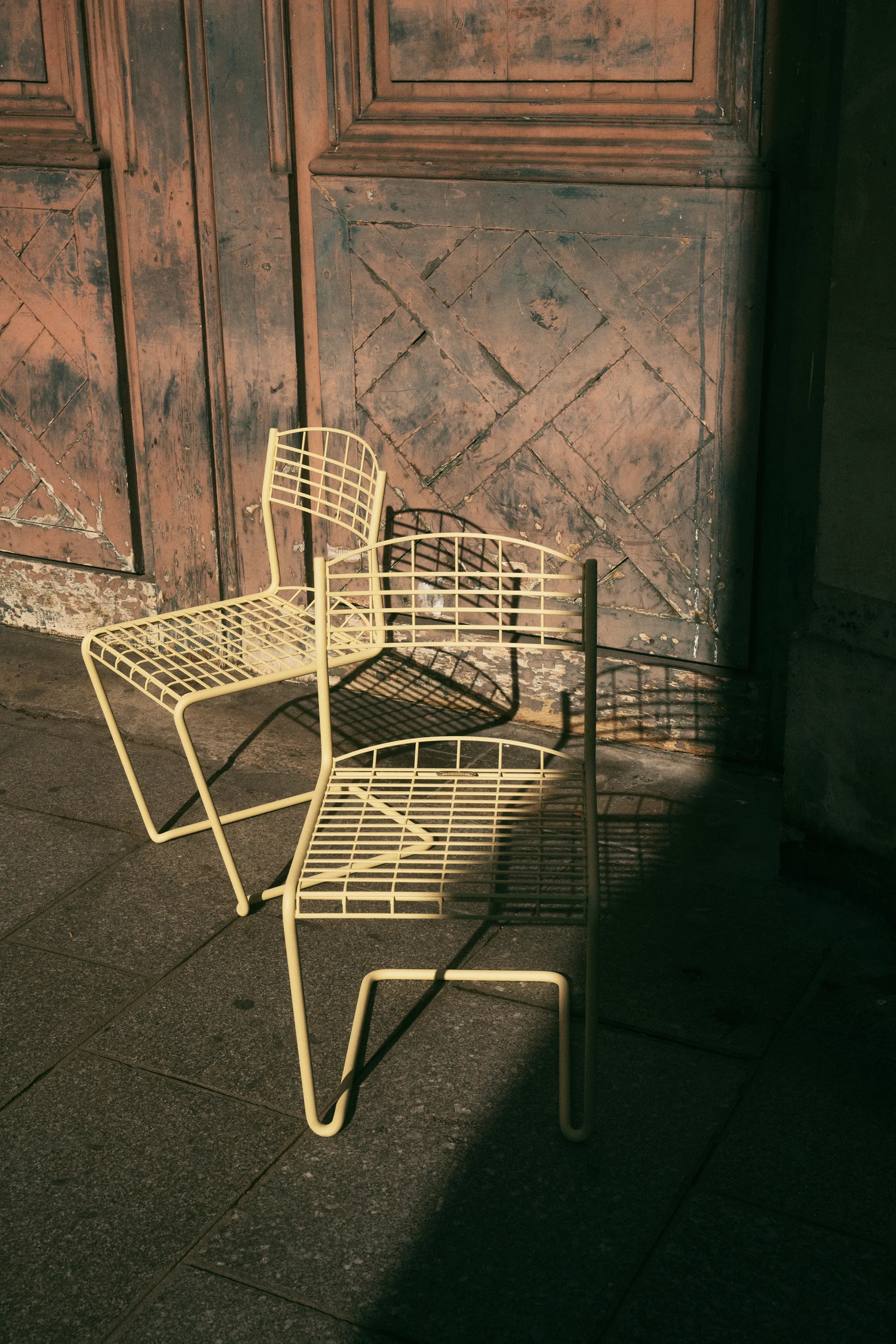 High Tech stoel, Ivory Grythyttan Stålmöbler