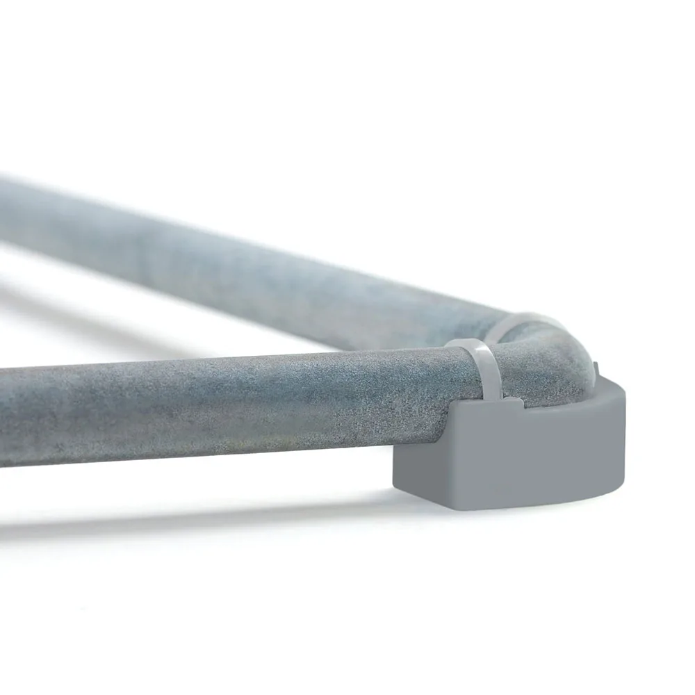 Klassieker/High Tech vloerbescherming, Grijs-4-pack Grythyttan Stålmöbler