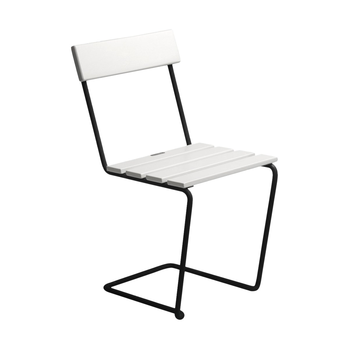 Grythyttan Stålmöbler Stoel 1 Geoliede eik-zwart | Scandinavisch Interieur | Tuinstoelen | Wit