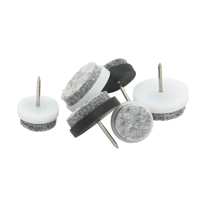 Guardian meubelvilt met spijker Ø17 mm 8-pack - Zwart - Guardian