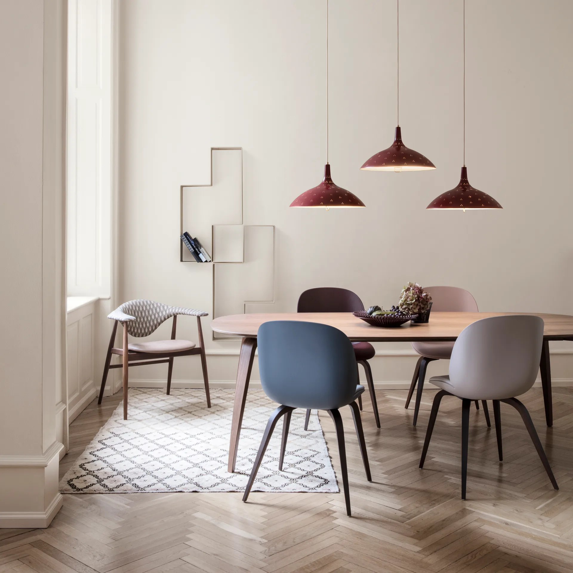 1965 hanglamp, Chianti red GUBI