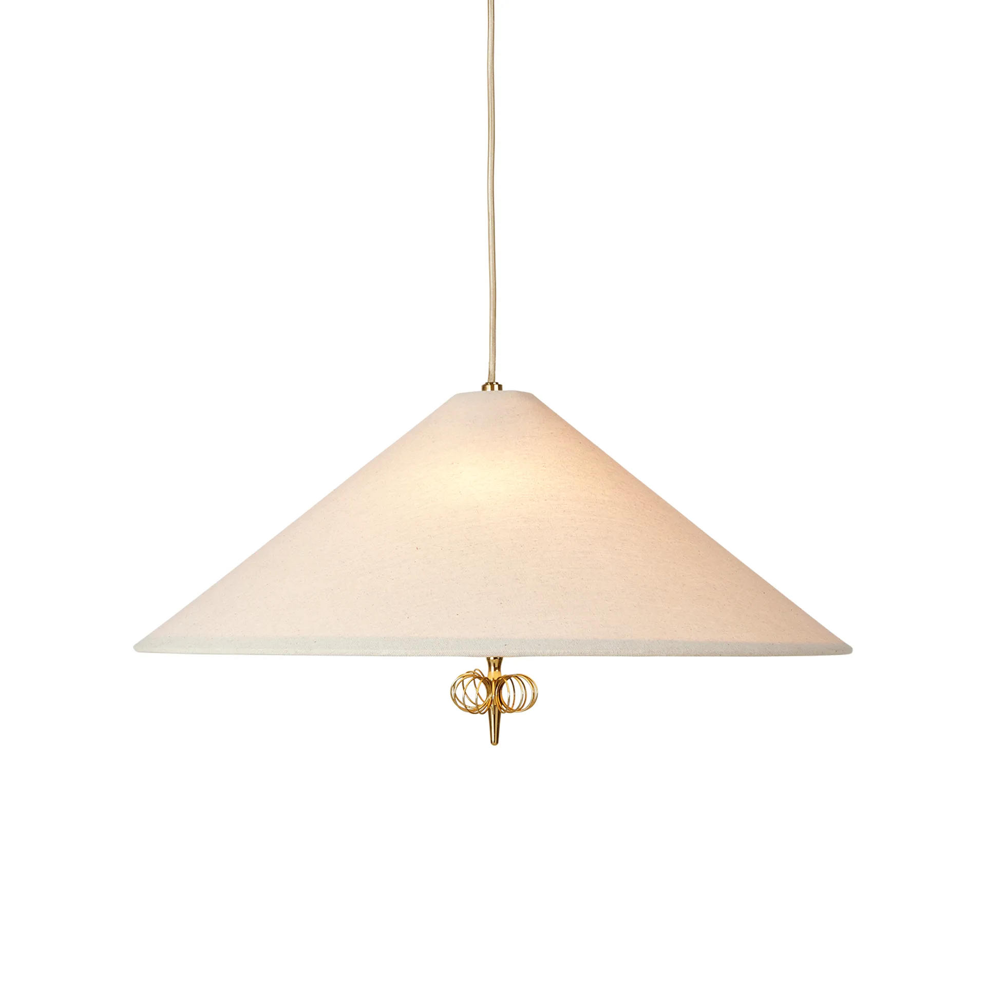 1967 plafondlamp, Canvas-messing GUBI