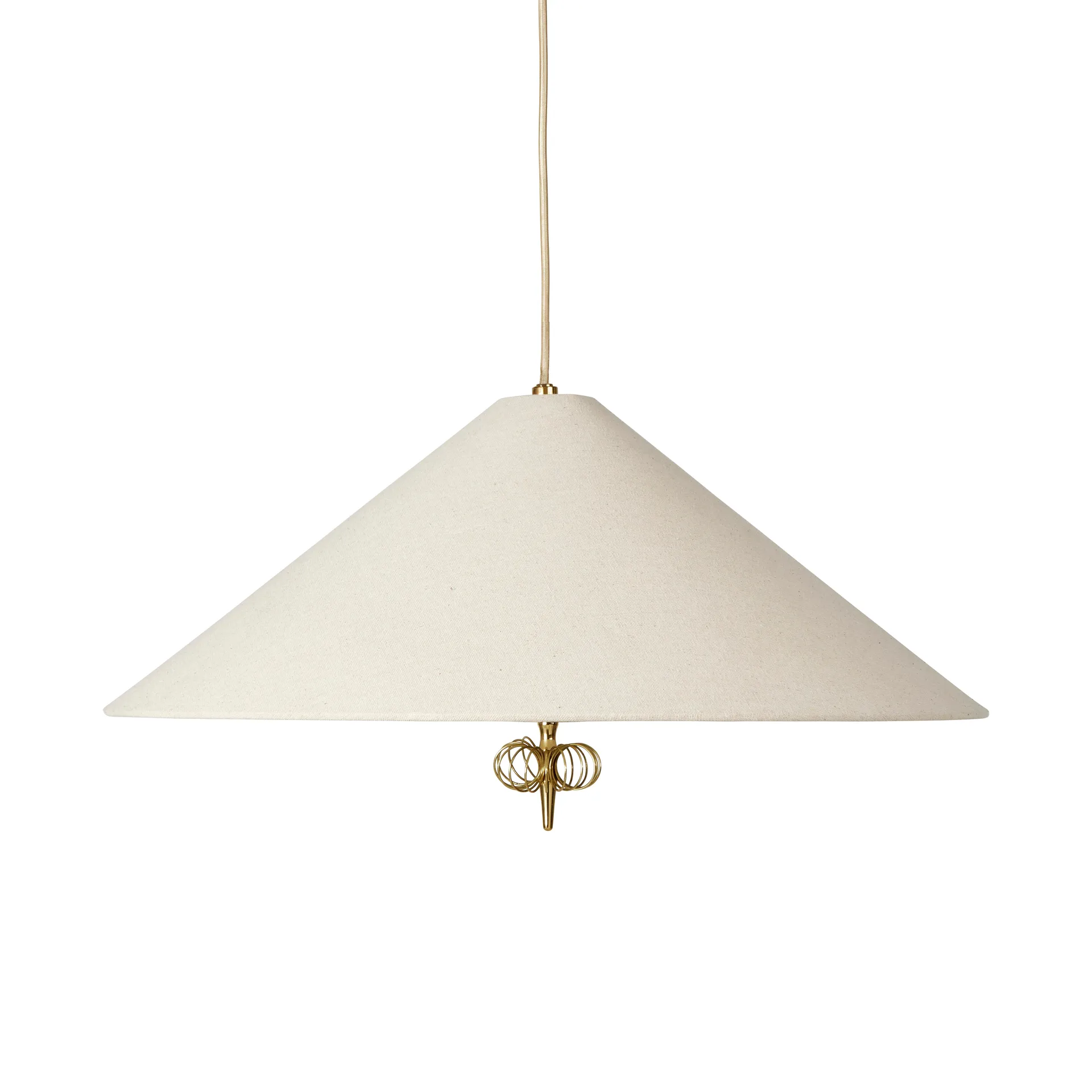 1967 plafondlamp, Canvas-messing GUBI