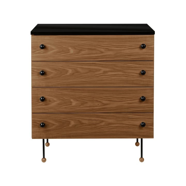 62 Dresser ladekast - american walnut, 4 lades - GUBI