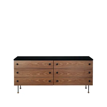 62 Dresser ladekast - american walnut, 6 lades - GUBI