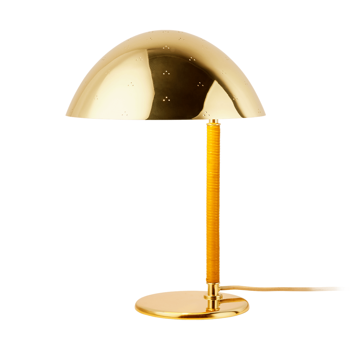 GUBI 9209 tafellamp Messing-rotan