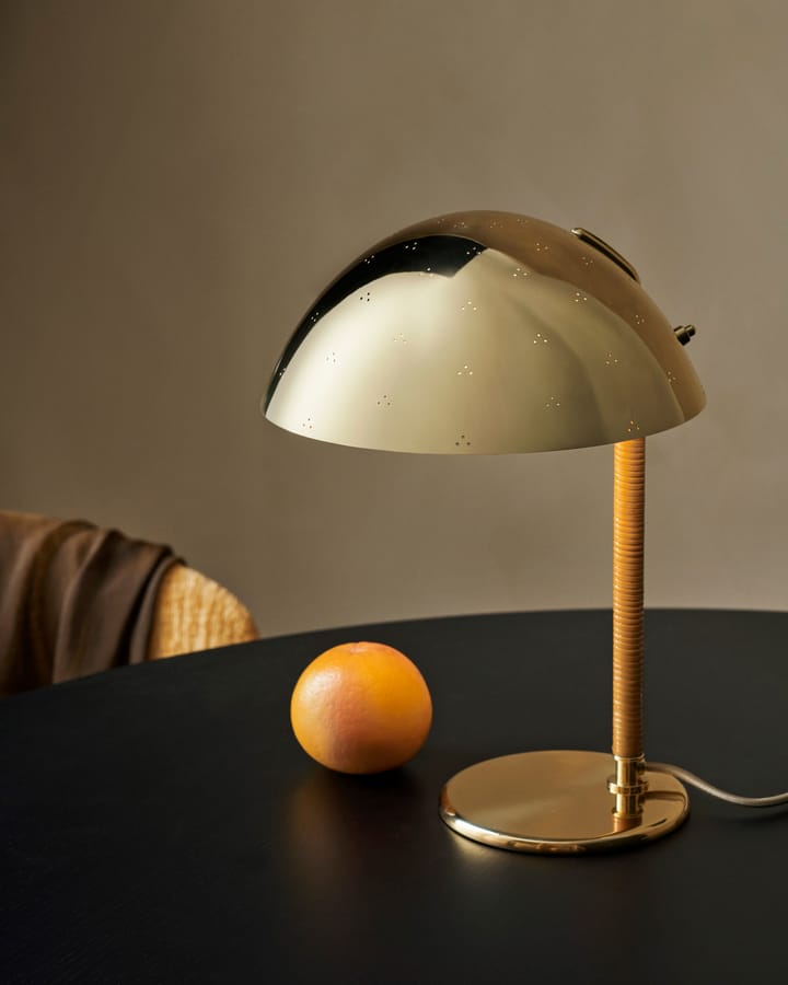 9209 tafellamp, Messing-rotan GUBI