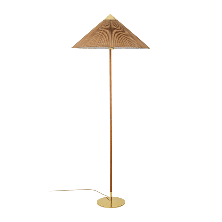 9602 vloerlamp - Bamboe-messing - Gubi