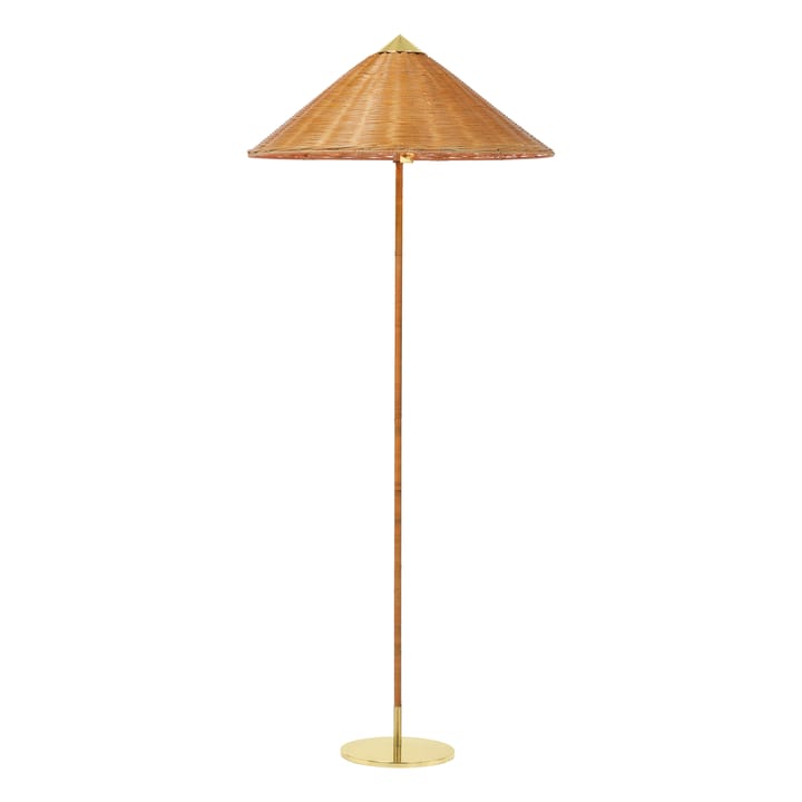 9602 vloerlamp - Messing-wicker willow - GUBI