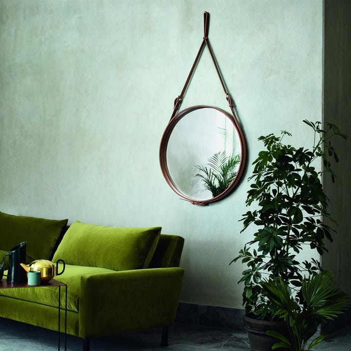 Adnet Circulaire spiegel S, bruin GUBI