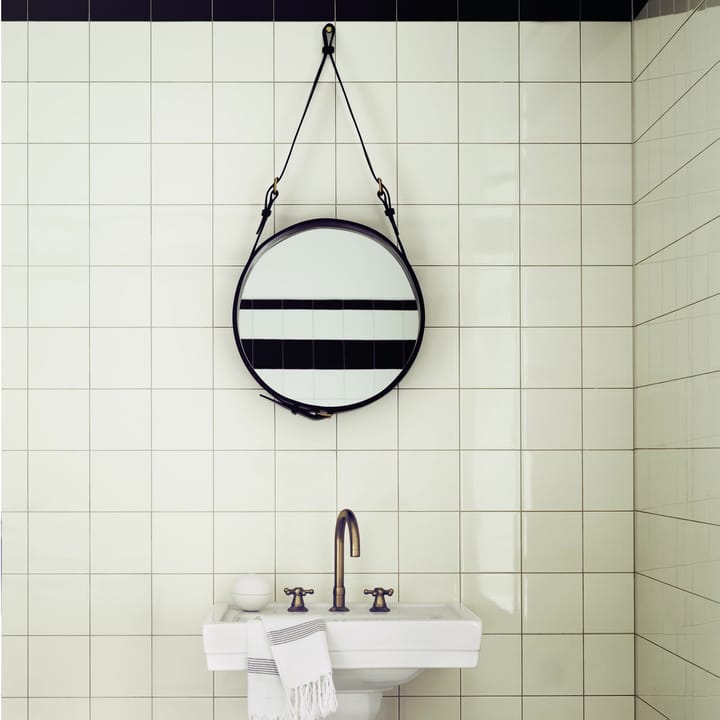 Adnet Circulaire spiegel S, zwart GUBI