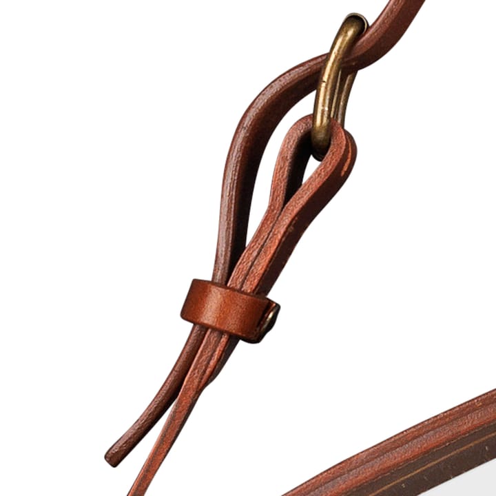 Adnet Ronde Spiegel, brown, large GUBI