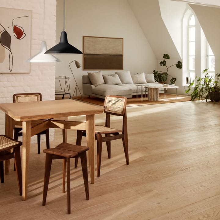 B-Table eettafel, oak matt lacqured GUBI