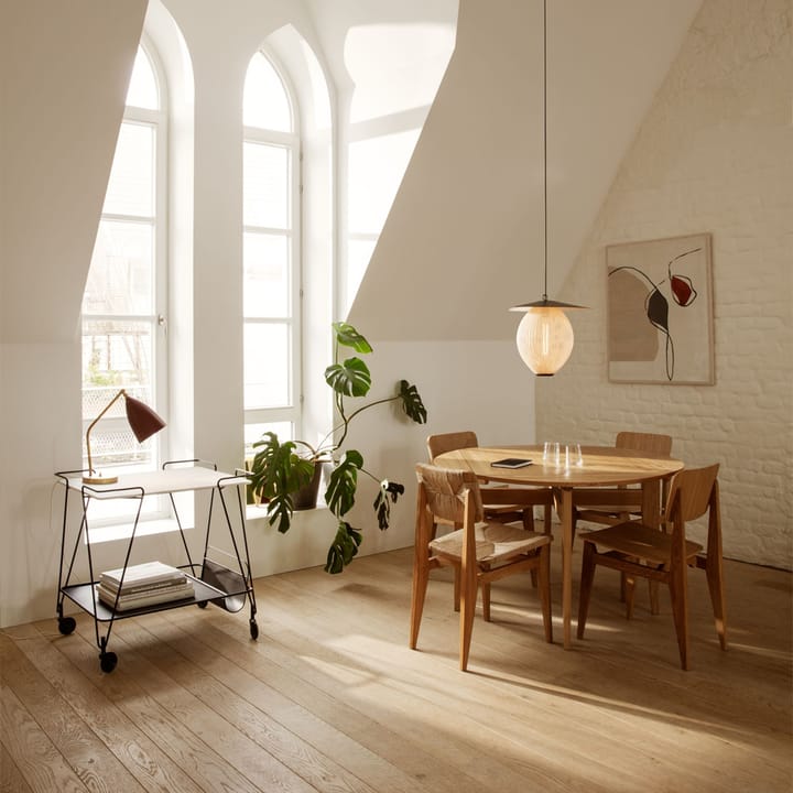 B-Table eettafel, oak matt lacqured GUBI