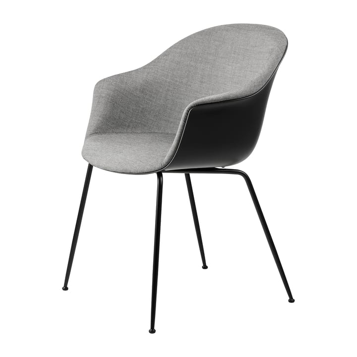 Bat Dining Chair front upholstered conic base - Remix 3 nr.152-black - GUBI