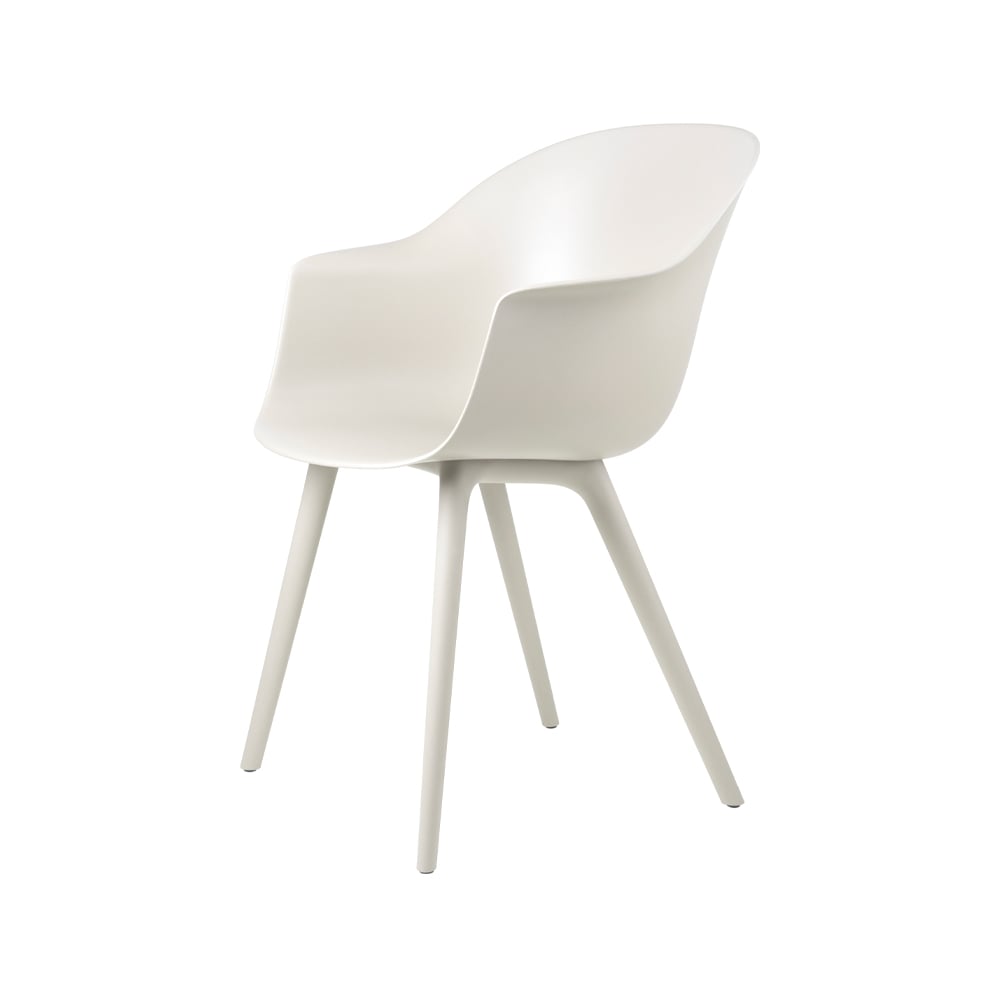 GUBI Bat Dining Outdoor stoel alabaster white | Scandinavisch Interieur | Tuinstoelen | Wit