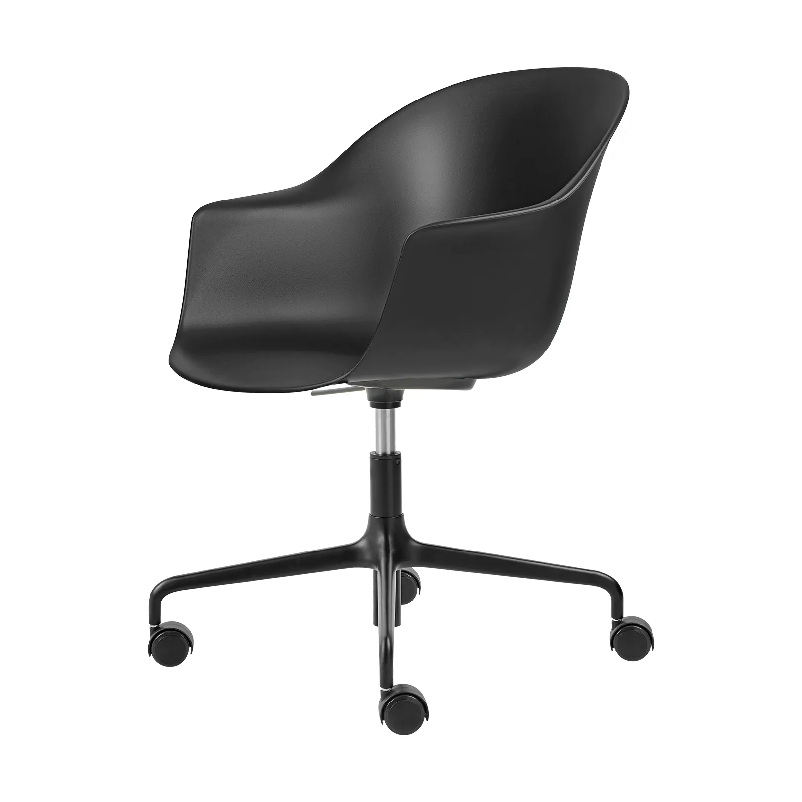 Bat Meeting Chair bureaustoel, Black-black GUBI