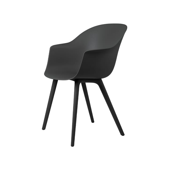 Bat Plastic stoel - black - GUBI