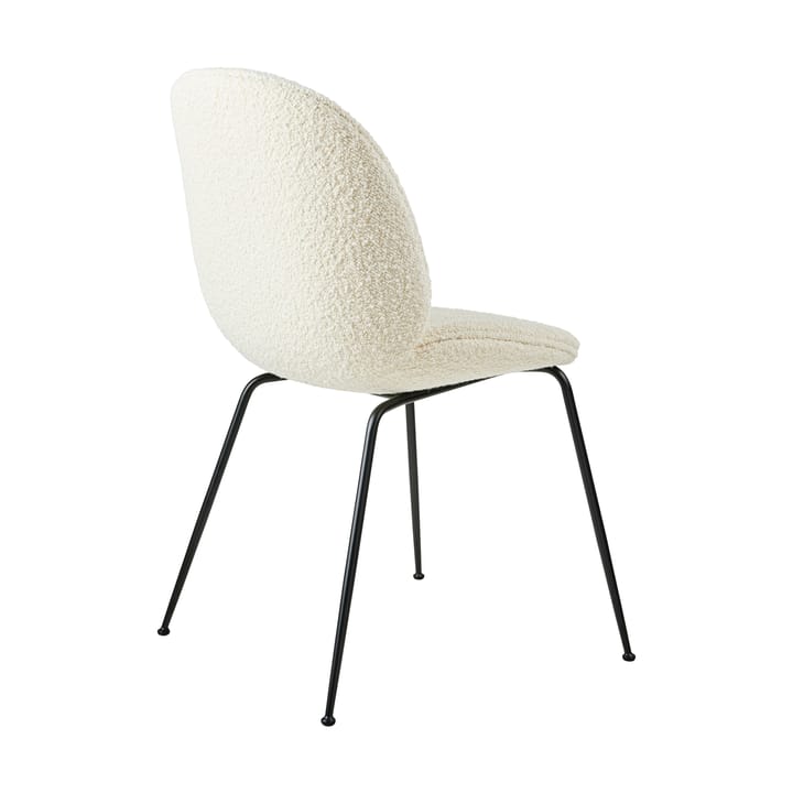 Beetle dining chair fully upholstered conic base - Karakorum 001-zwart onderstel - GUBI