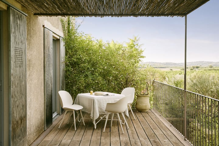 Beetle Dining Outdoor stoel, alabaster white GUBI
