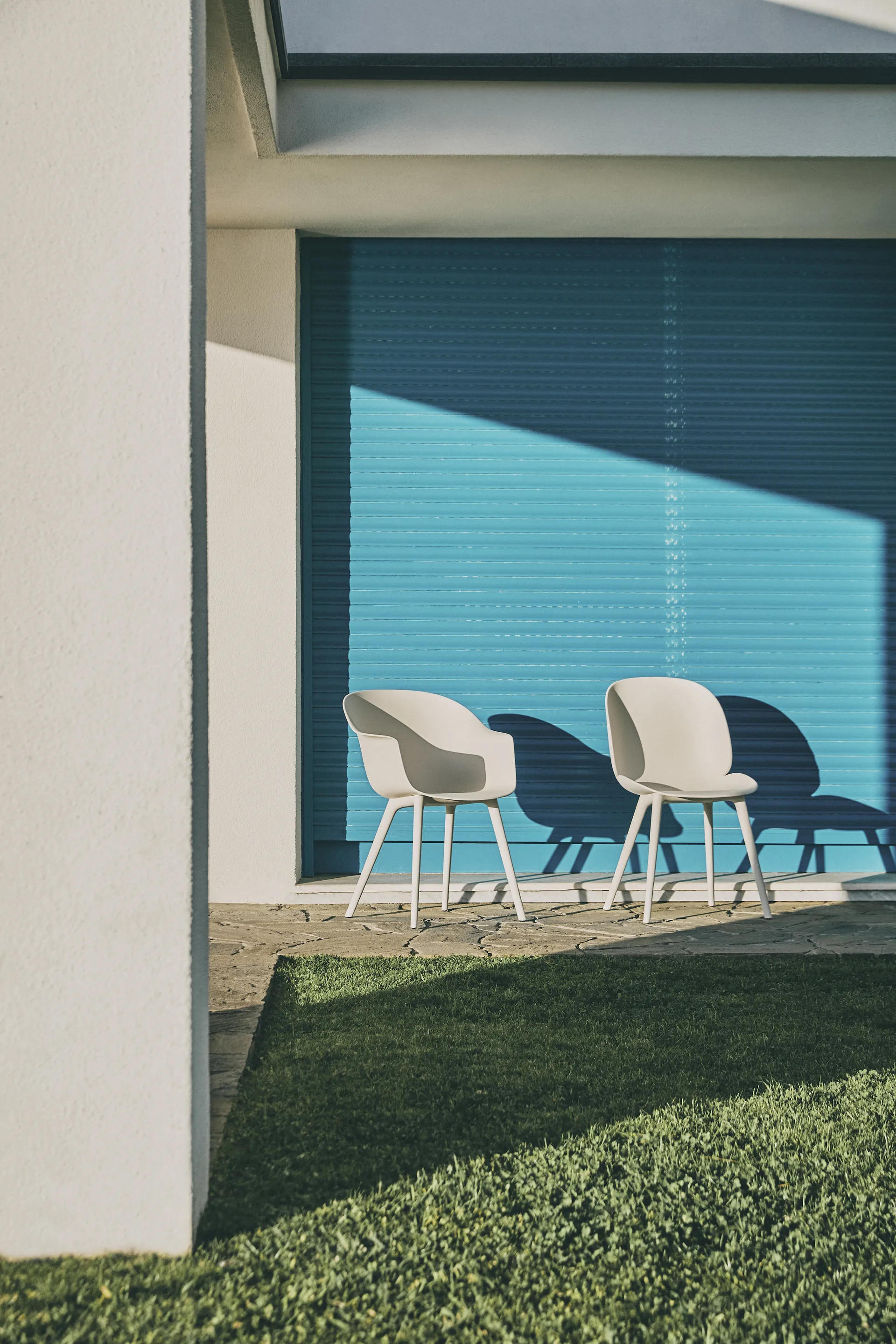 Beetle Dining Outdoor stoel, alabaster white GUBI