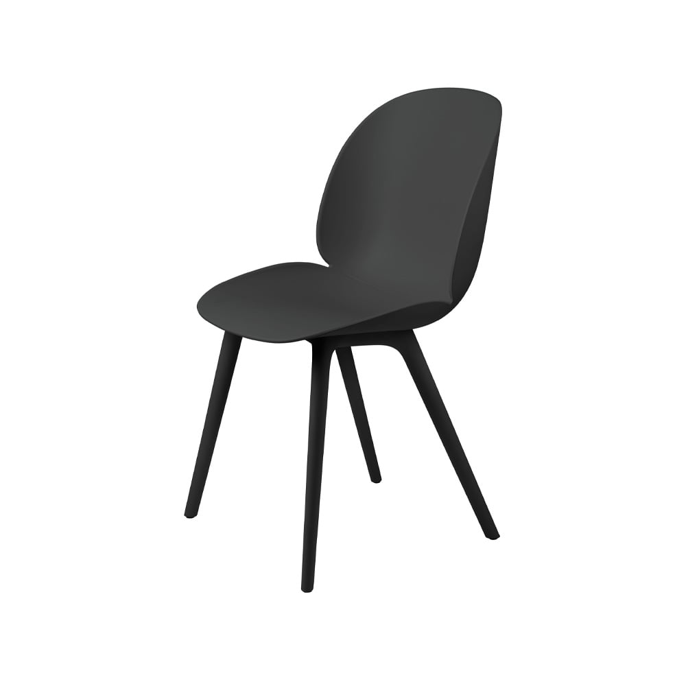 GUBI Beetle Plastic stoel black