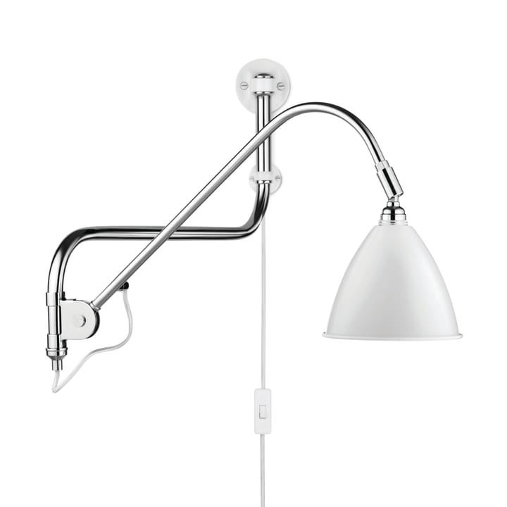 Bestlite BL10 wandlamp, mat wit-chroom GUBI