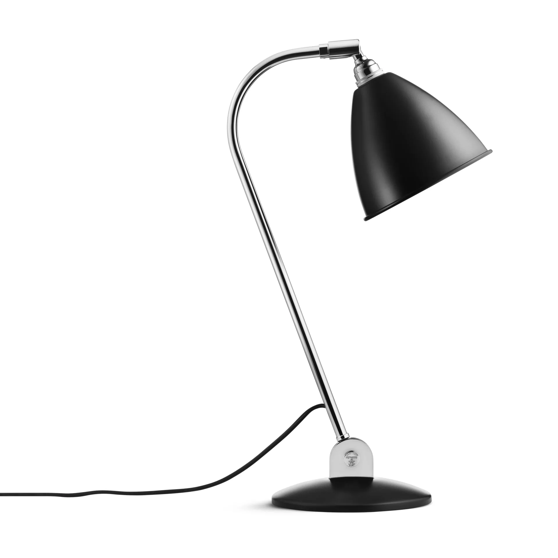 Bestlite BL2 tafellamp gebroken lamp, zwart-chroom GUBI