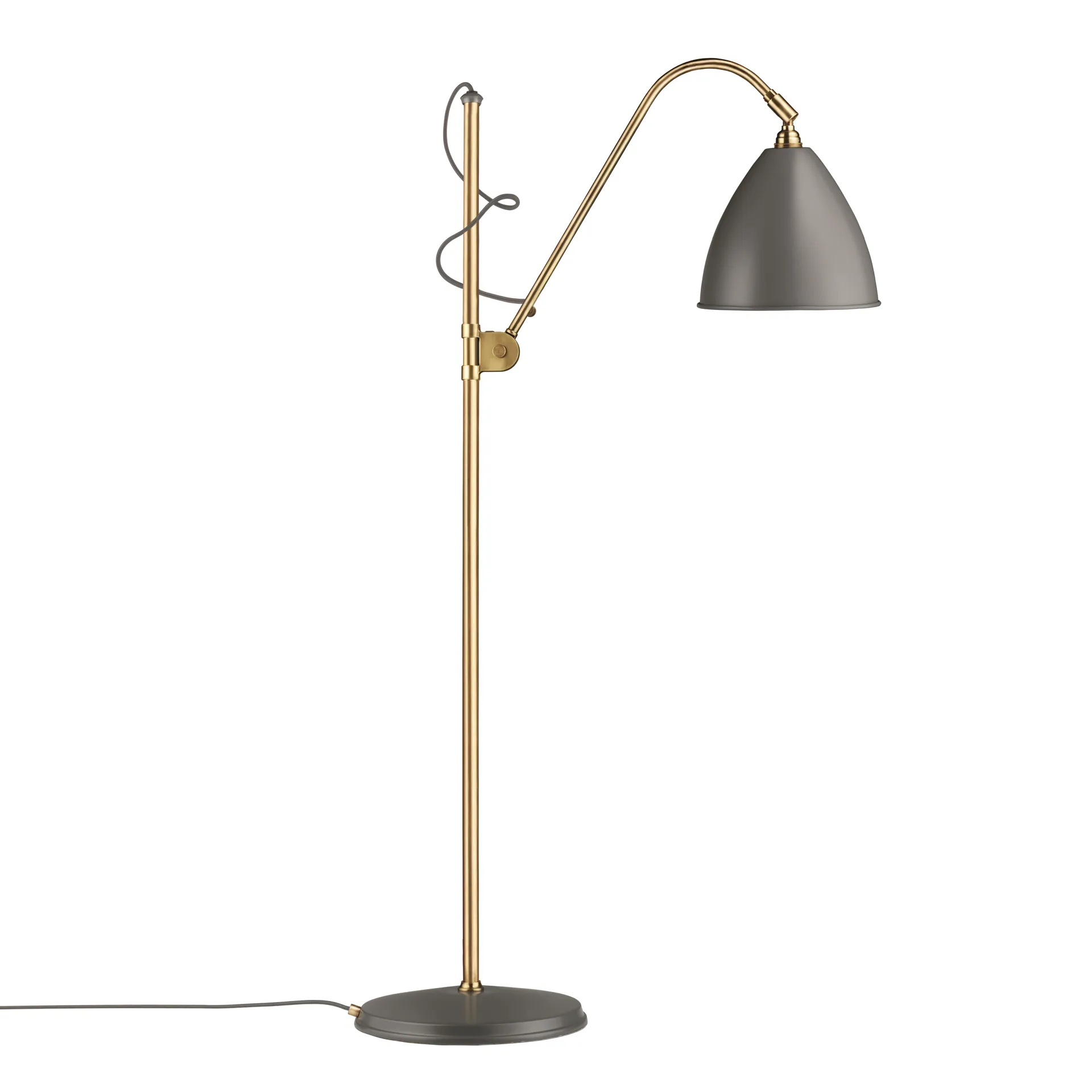 Bestlite BL3M vloerlamp, grijs - messing GUBI