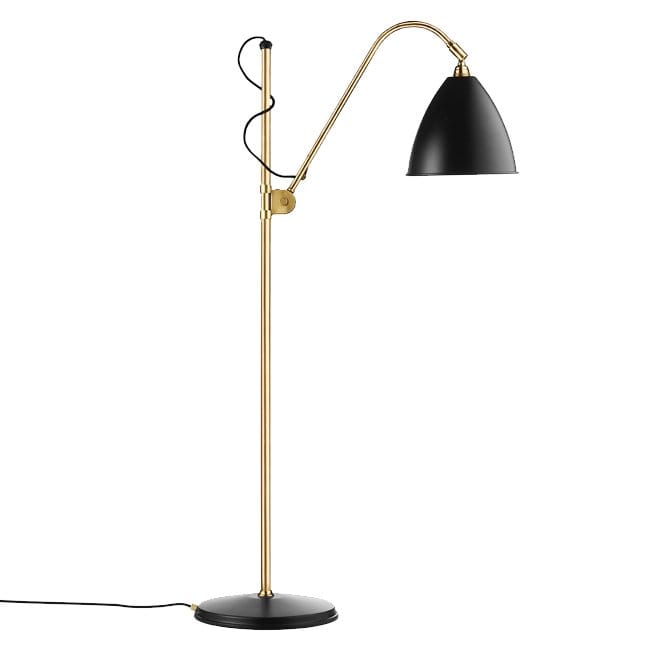 Bestlite BL3M vloerlamp - houtskool zwart-messing - GUBI