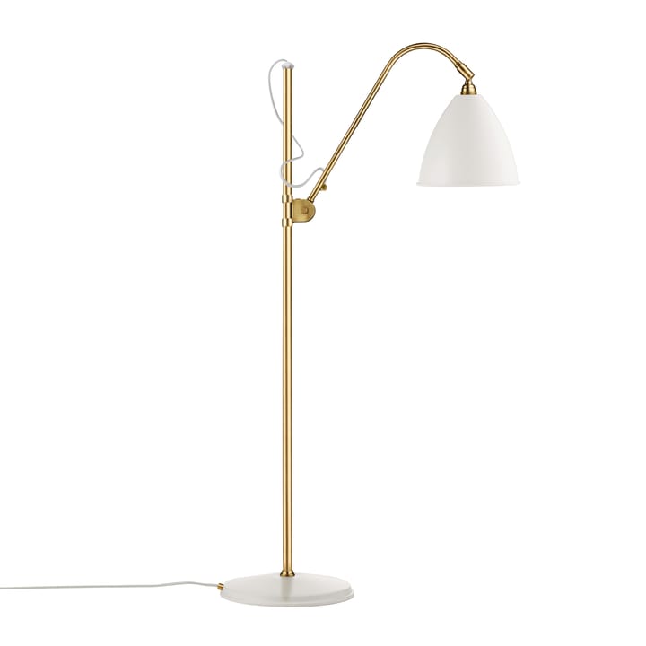 Bestlite BL3M vloerlamp, mat wit - messing GUBI