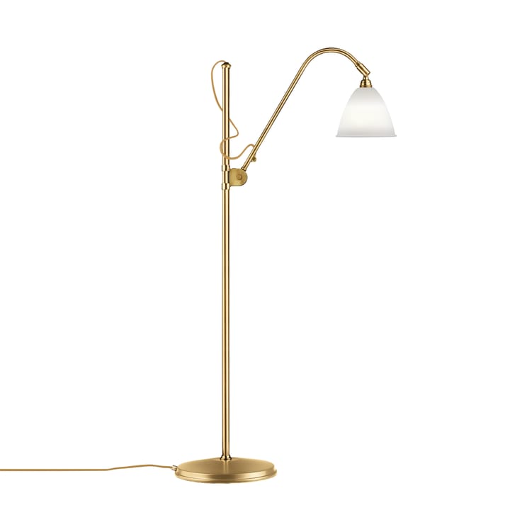 Bestlite BL3S vloerlamp - beenderporselein-messing - GUBI