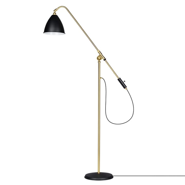 Bestlite BL4 vloerlamp - houtskool zwart-messing - GUBI