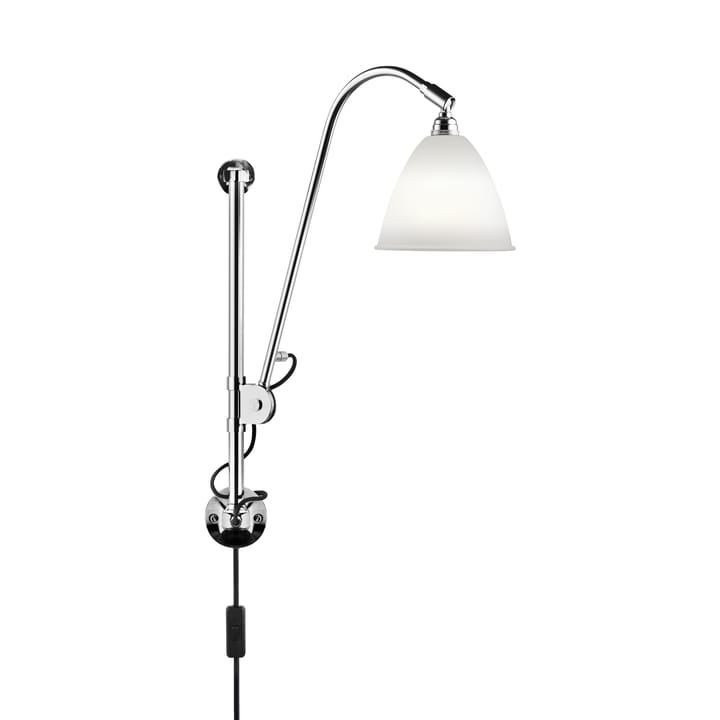 Bestlite BL5 wandlamp - beenderporselein-chroom - GUBI