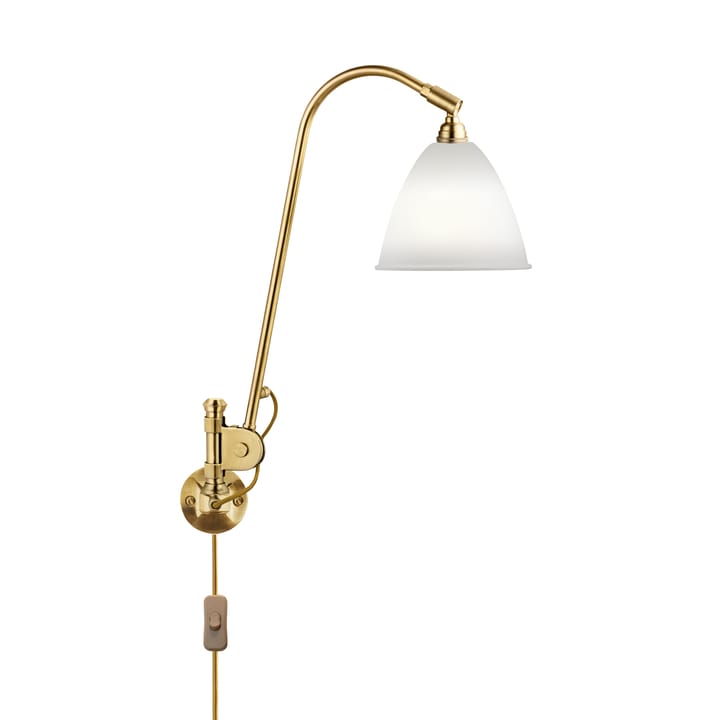 Bestlite BL6 wandlamp - beenderporselein-messing - GUBI