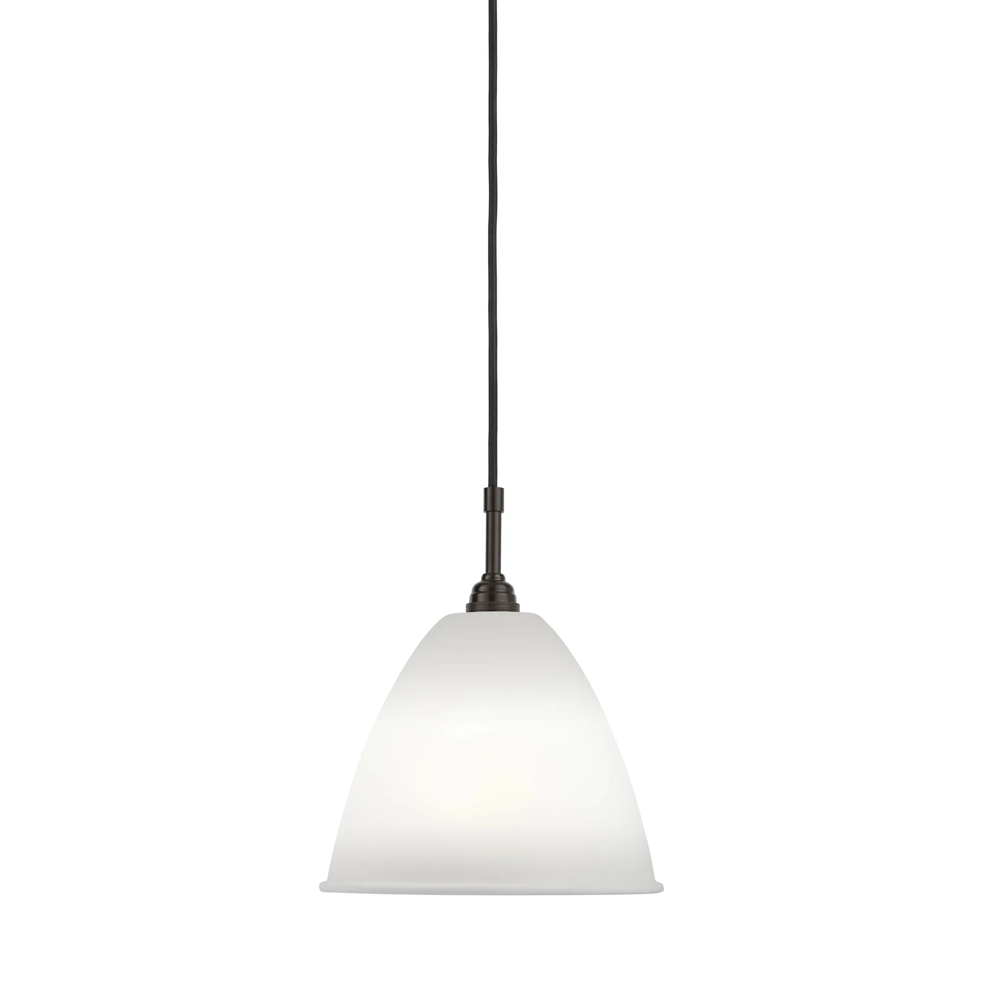 Bestlite BL9M hanglamp, beenderporselein-zwart GUBI