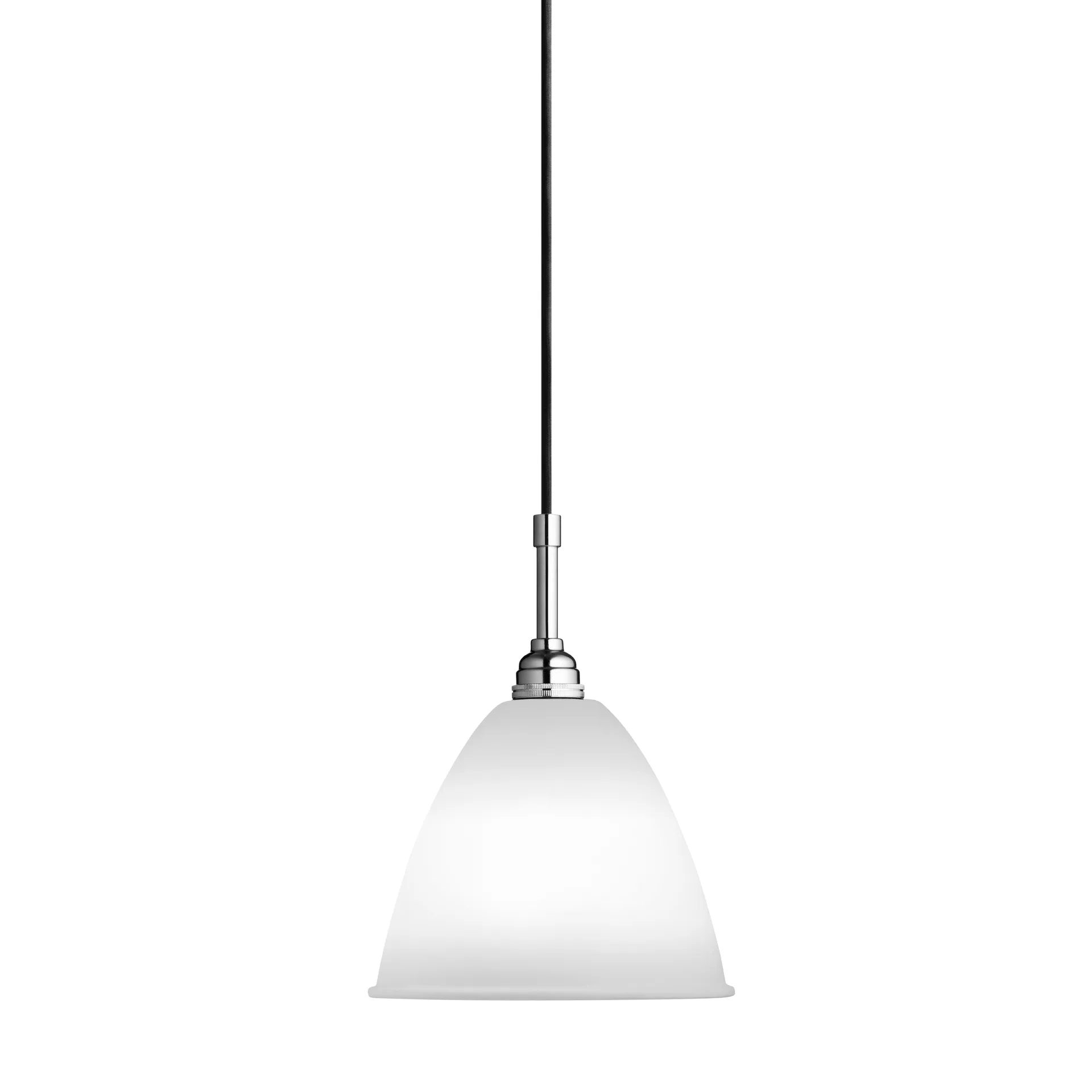 Bestlite BL9S hanglamp, beenderporselein-chroom GUBI