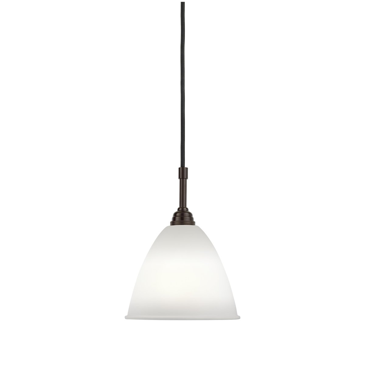 GUBI Bestlite BL9S hanglamp beenderporselein-zwart