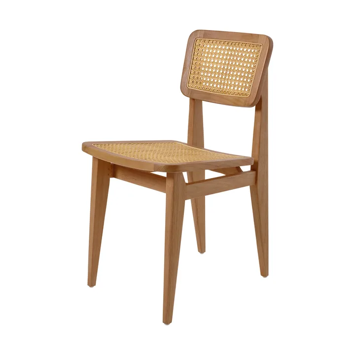 C-chair Outdoor stoel - All french cane-natural teak - GUBI
