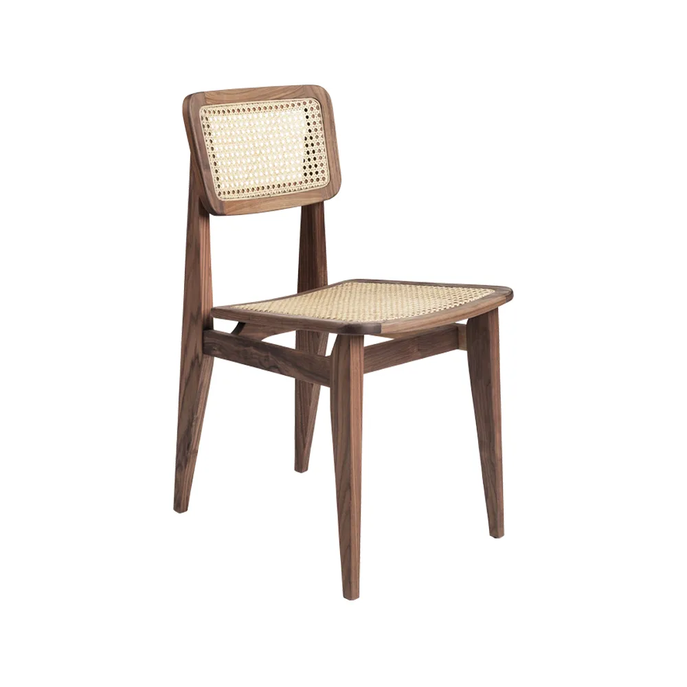 C-Chair stoel, american walnut, rotan GUBI