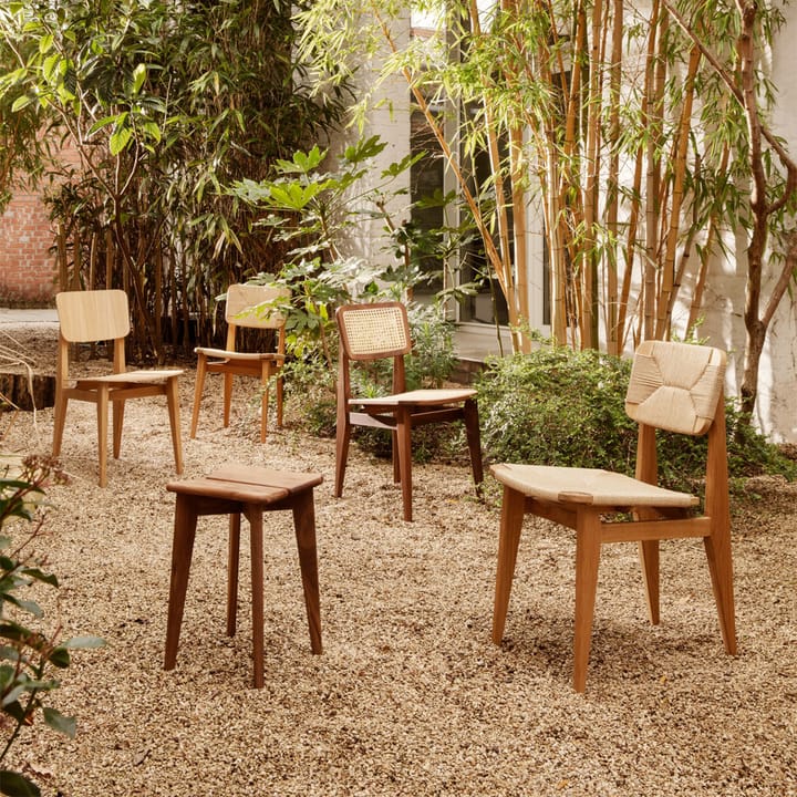 C-Chair stoel, american walnut, rotan GUBI