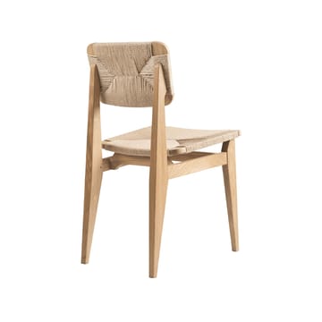 C-Chair stoel - oak oiled, natuurkleurige gevlochten zitting&rugleuning - GUBI