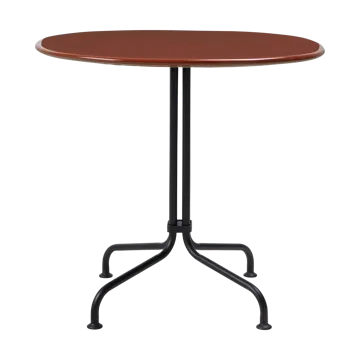 Carmel Bistro eettafel 75x75 cm - Rock red-black semi matt - GUBI