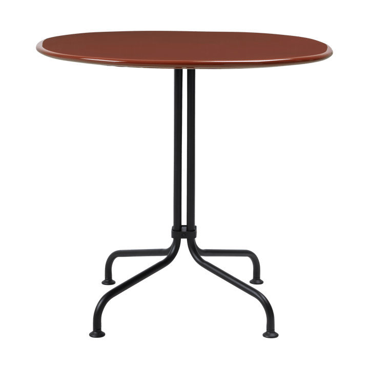 Carmel Bistro eettafel 75x75 cm - Rock red-black semi matt - GUBI